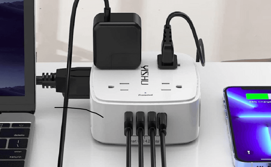 Yishu 6 Ft Surge Protector Power Strip User Manual Yishu 6 Ft Surge Protector Power Strip User Manual-feat