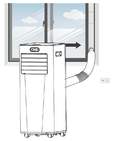 ZAFRO 8000 BTU Portable 4-Modes Air Conditioner Instructions Manual ZAFRO 8000 BTU Portable 4-Modes Air Conditioner Instructions Manual-10