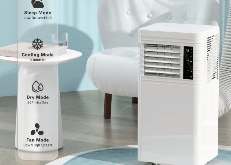 ZAFRO 8000 BTU Portable 4-Modes Air Conditioner Instructions Manual ZAFRO 8000 BTU Portable 4-Modes Air Conditioner-featured