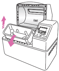 Zojirushi BB-CEC20 Home Bakery Supreme Breadmaker-remove