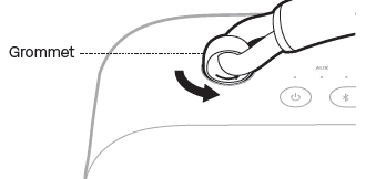 Bose SoundLink Max Portable Speaker User Guide grommet