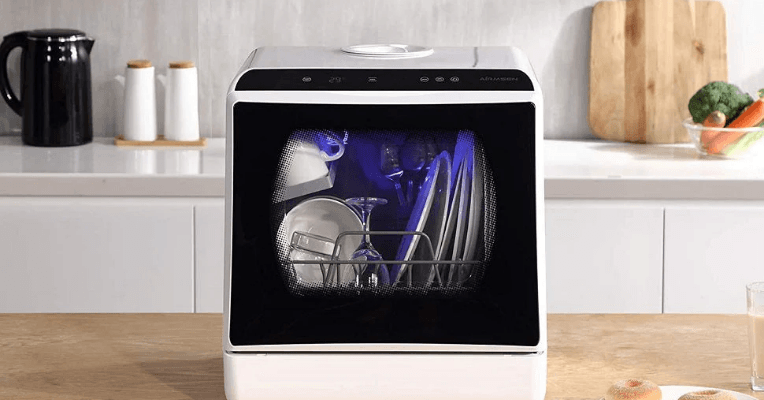AIRMSEN ‎TDQR03 Portable Countertop Dishwasher-featured