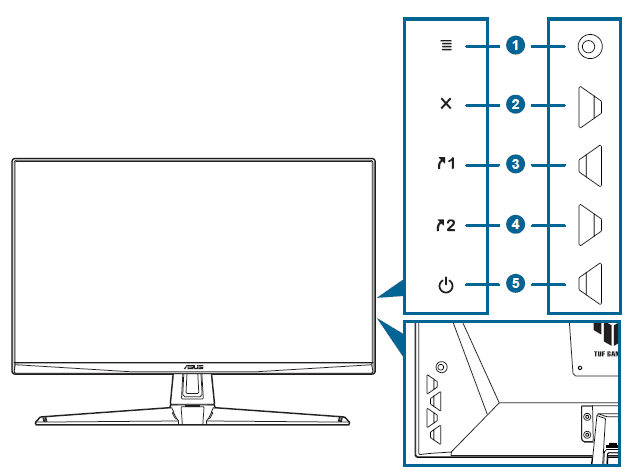 ASUS TUF VG27UQ1A 4K HDR Gaming Monitor User Guide ASUS TUF VG27UQ1A 4K HDR Gaming Monitor-1