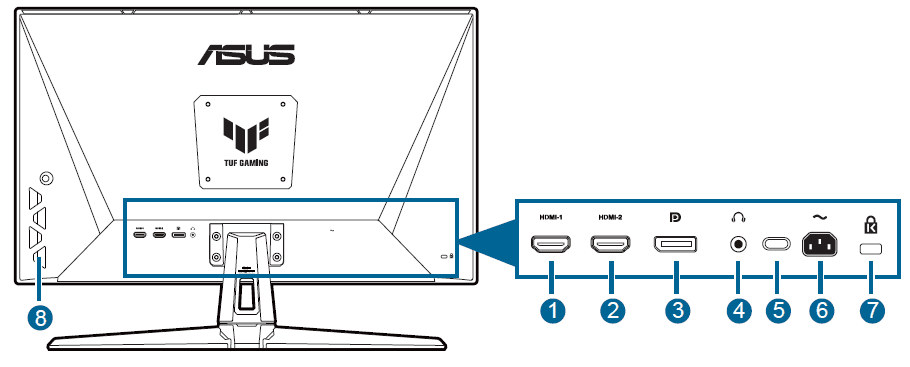 ASUS TUF VG27UQ1A 4K HDR Gaming Monitor User Guide ASUS TUF VG27UQ1A 4K HDR Gaming Monitor-2