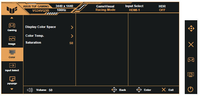 ASUS TUF VG34VQ3B Ultra-Wide Curved Gaming Monitor-18
