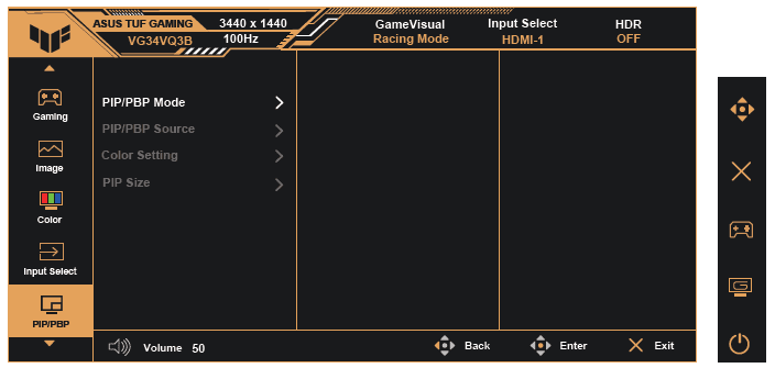 ASUS TUF VG34VQ3B Ultra-Wide Curved Gaming Monitor-20