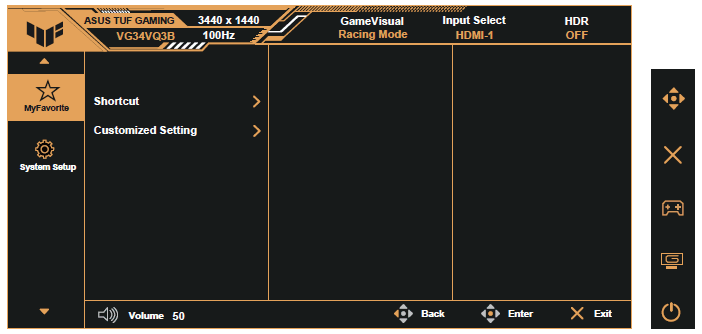 ASUS TUF VG34VQ3B Ultra-Wide Curved Gaming Monitor-21