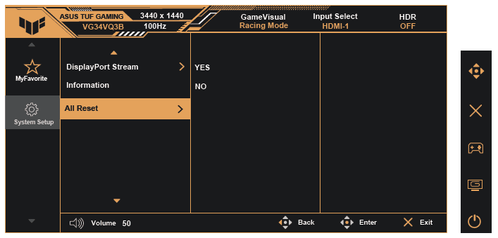 ASUS TUF VG34VQ3B Ultra-Wide Curved Gaming Monitor-23