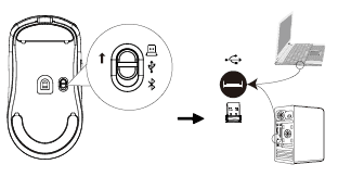 ATTACK SHARK R6 Wireless Gaming Mouse User Guide ATTACK SHARK R6 Wireless Gaming Mouse-3