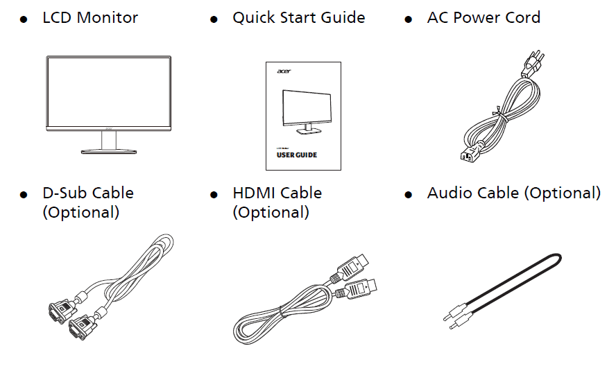 Acer KB272 G0bi 27-inch IPS Full HD Gaming Monitor User Manual Acer KB272 G0bi 27-inch IPS Full HD Gaming Monitor-1