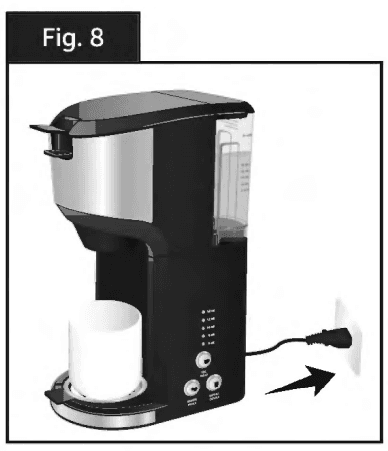 Amazon Basics Dual Brew Single Serve Capsule Coffee Maker 8