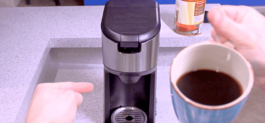 Amazon Basics Dual Brew Single Serve Capsule Coffee Maker-featured