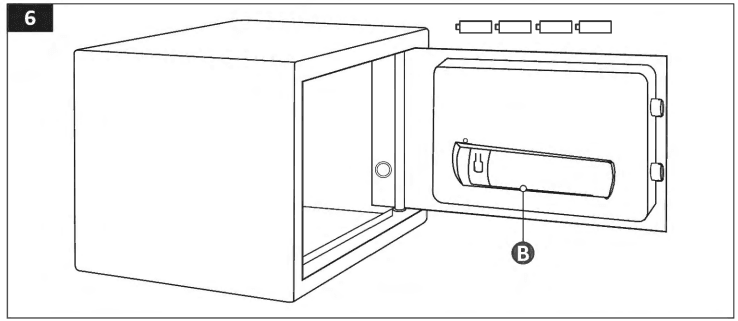 AmazonBasics ‎25EI Intelligent Electronic Keypad Security Safe 5