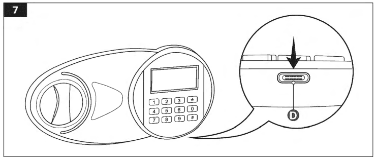 AmazonBasics ‎25EI Intelligent Electronic Keypad Security Safe 6