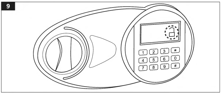 AmazonBasics ‎25EI Intelligent Electronic Keypad Security Safe 8