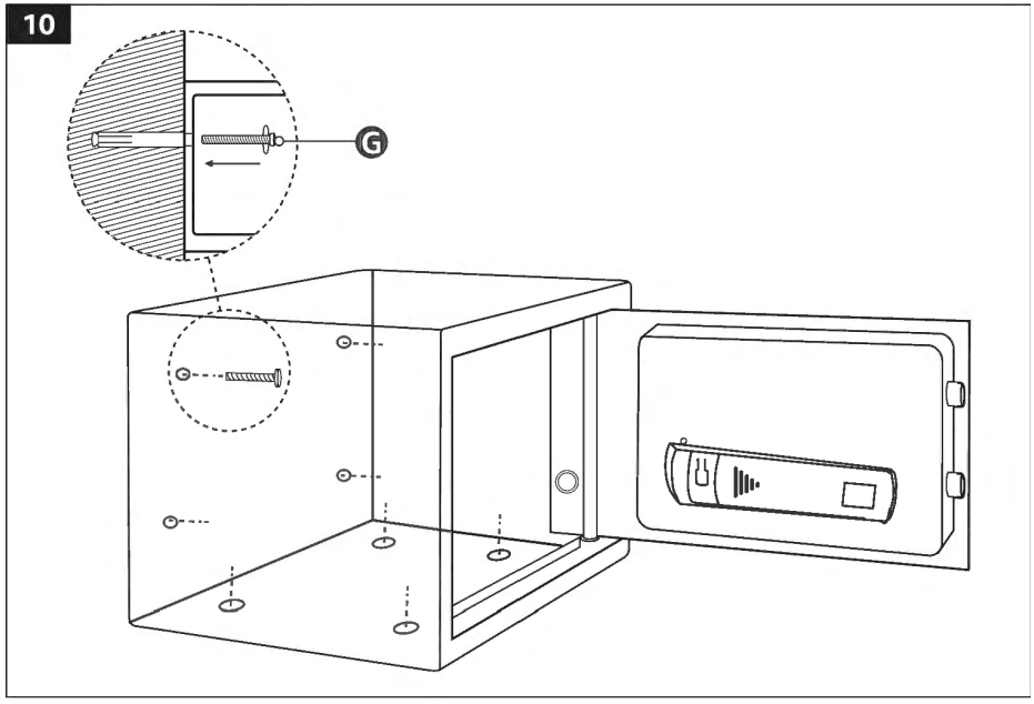 AmazonBasics ‎25EI Intelligent Electronic Keypad Security Safe 9