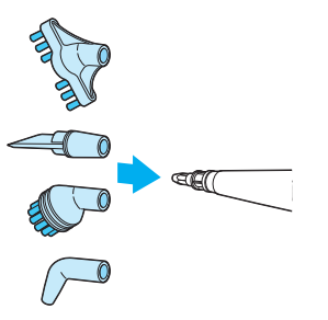 BISSELL 4171L Steam Shot OmniReach Handheld Steam Cleaner User Guide To release the hose, push the button on the hose, twist counterclockwise and pull off.