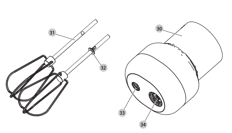 Black and Decker BCKM101 Kitchen Wand 8V Cordless Hand Blender 9
