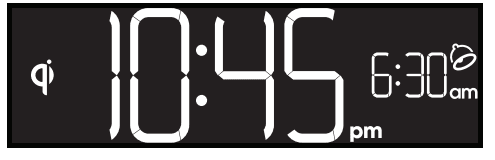 BrandStand CubieTrio Hotel Clock with Magnetic Wireless Charger 6