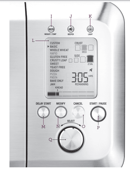 Breville BBM800XL Custom Loaf Bread Maker User Manual Breville BBM800XL Custom Loaf Bread Maker-2