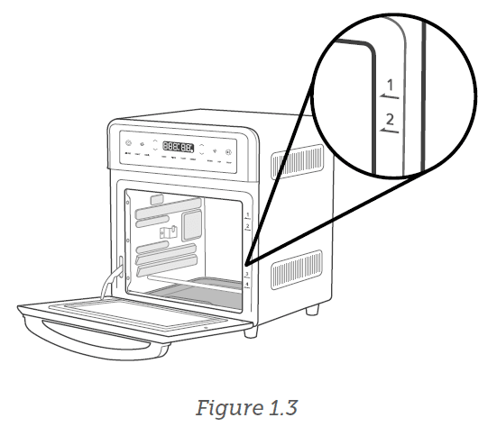 COSORI CAF-R121 11-in-1 13-Quart Air Fryer Oven-11