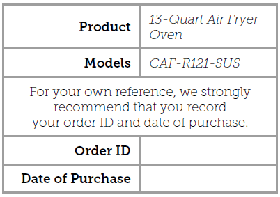 COSORI CAF-R121 11-in-1 13-Quart Air Fryer Oven-21