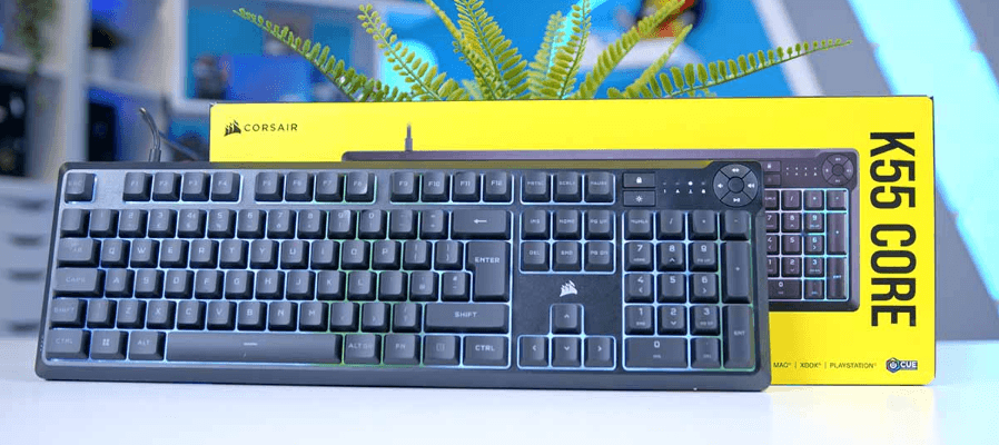 Corsair K55 CORE RGB Membrane Wired Gaming Keyboard User Manual Corsair K55 CORE RGB Membrane Wired Gaming Keyboard-featured