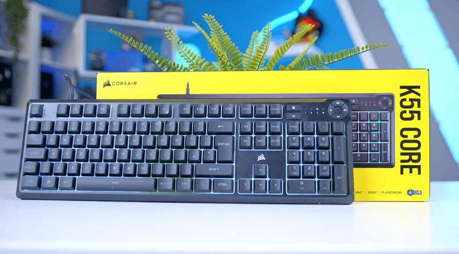 Corsair K55 CORE RGB Membrane Wired Gaming Keyboard User Manual