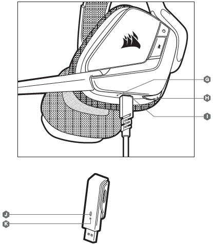 Corsair VOID RGB ELITE Wireless Gaming Headset User Guide Corsair VOID RGB ELITE Wireless Gaming Headset-2