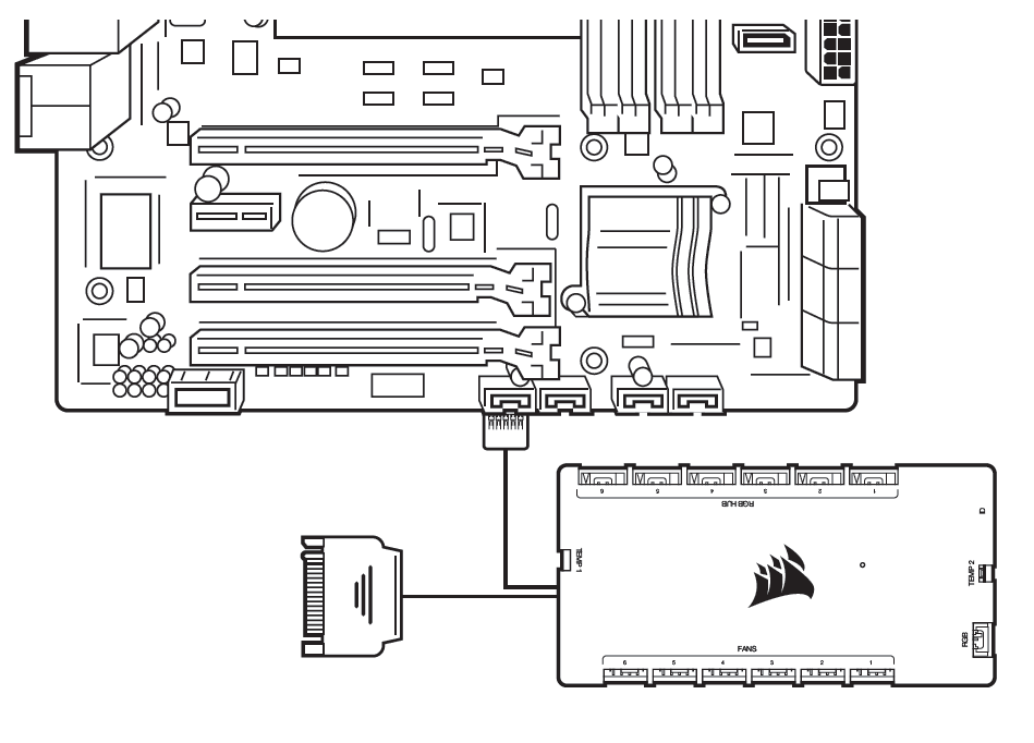 Corsair iCUE Commander Core XT Fan Speed-RGB Lighting Controller 4