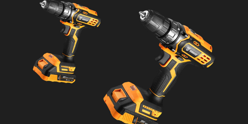 Deko Tools DKCD20XL01 Cordless Drill-featured
