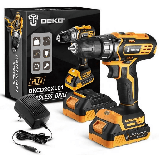 Deko Tools DKCD20XL01 Cordless Drill-product