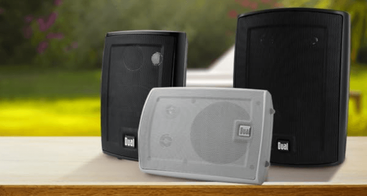 Dual Electronics LU43PB Outdoor Indoor Speakers-featured