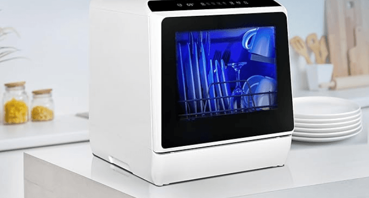 EUHOMY ‎DW-01 Mini Portable Countertop Dishwasher-featured