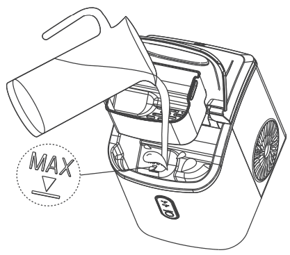 Ecozy IM-NS280C Countertop Nugget Ice Maker User Manual-10