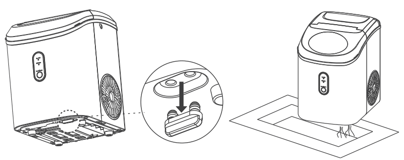 Ecozy IM-NS280C Countertop Nugget Ice Maker User Manual-12