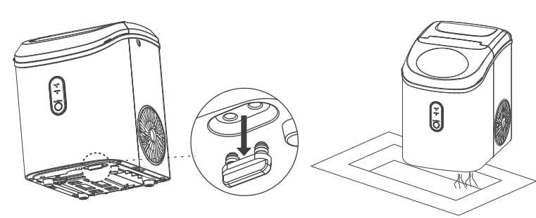 Ecozy IM-NS280C Countertop Nugget Ice Maker User Manual-8