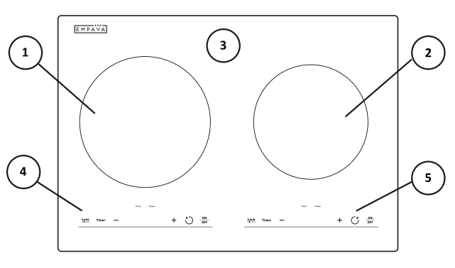 Empava EMPV-IDC12 Portable Induction Cooktop User Manual-1