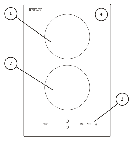 Empava EMPV-IDC12 Portable Induction Cooktop User Manual-3