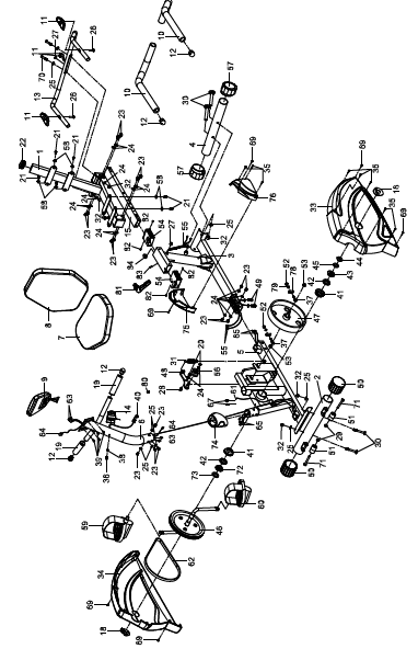 Exerpeutic 900XL Recumbent Exercise Bike-1