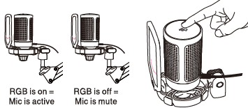 FIFINE AmpliGame A6T Gaming PC USB Microphone User Manual FIFINE AmpliGame A6T Gaming PC USB Microphone-4