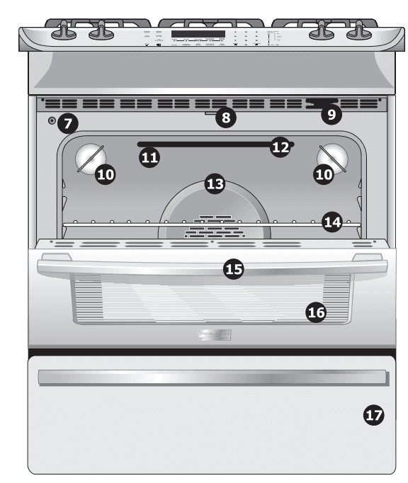 Frigidaire Gallery FGDS3065K Slide In Dual Fuel Range 6