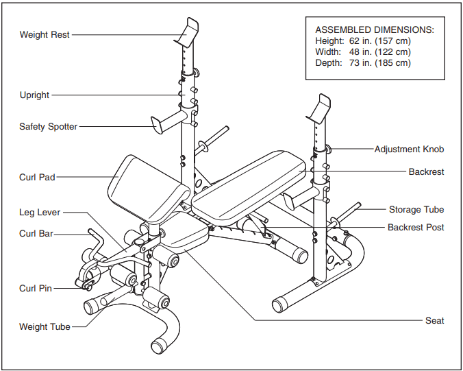 Golds Gym XRS 20 Olympic Bench-1