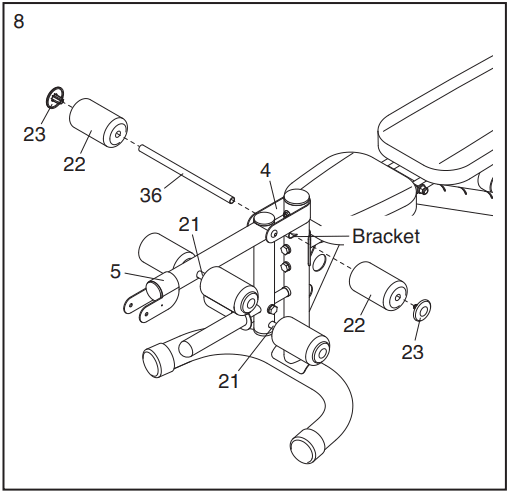 Golds Gym XRS 20 Olympic Bench-16
