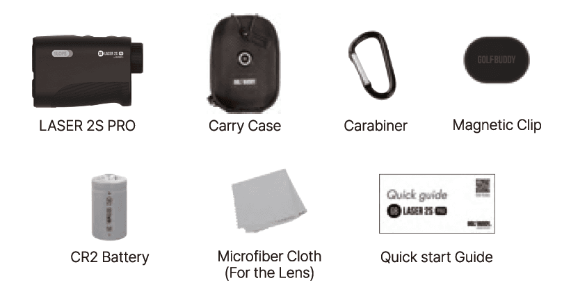 GolfBuddy Laser 2S PRO Golf Range Finder User Manual GolfBuddy Laser 2S PRO Golf Range Finder-1