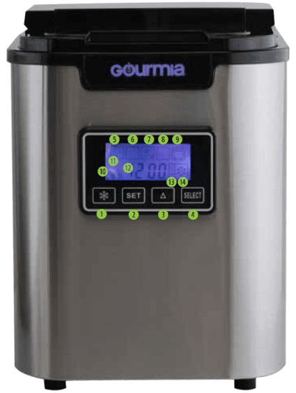Gourmia GI500 Digital Electric Compact Ice Maker User Manual Gourmia GI500 Digital Electric Compact Ice Maker-2