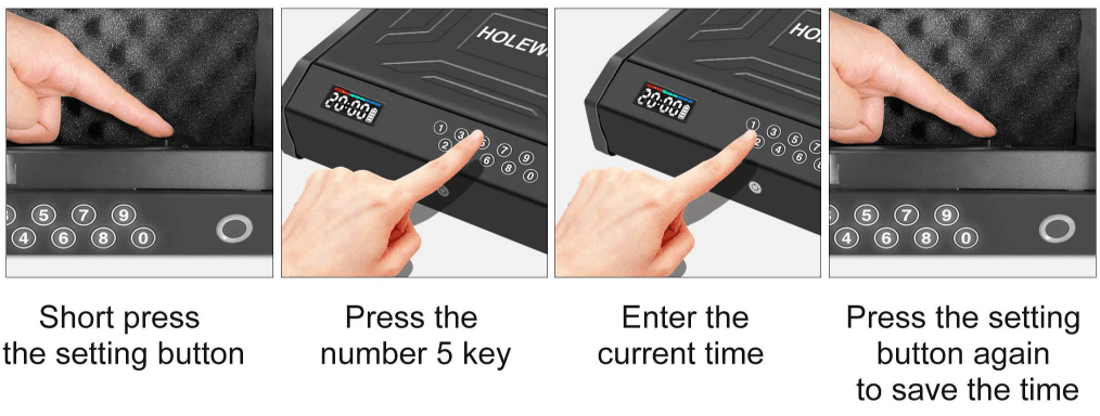 HOLEWOR B09QKPD1BX Biometric Gun Safe-16