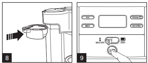Hamilton Beach 49980R 2-Way Programmable Drip Coffee Maker 6