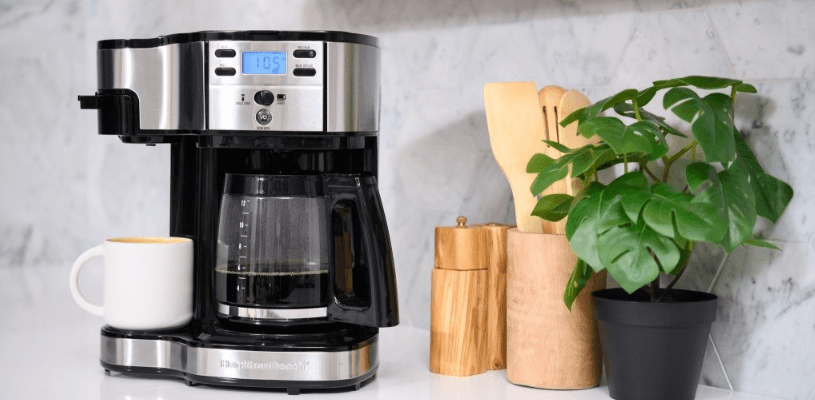 Hamilton Beach 49980R 2-Way Programmable Drip Coffee Maker-featured