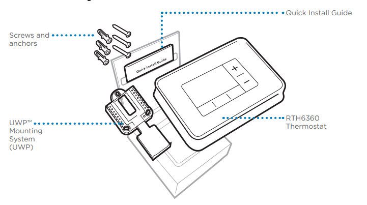 Honeywell Home RTH6360D1002 Programmable Thermostat 1